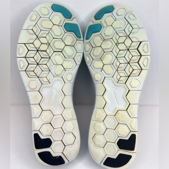 Nike Free RN Distance Womens Size 9M Coastal Blue/White 827116-401 Superb Clean - Picture 16 of 16